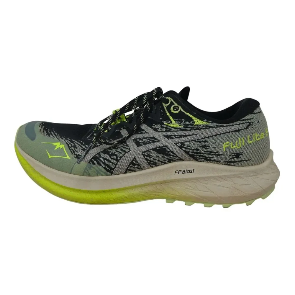 Asics Fuju‎ Lite 5 Black Green Trail Running Trainers Sneakers